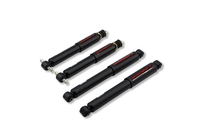 Belltech Nitro Drop 2 Shock Set, Part Number BEL9130, for Lowered Trucks and SUVs
