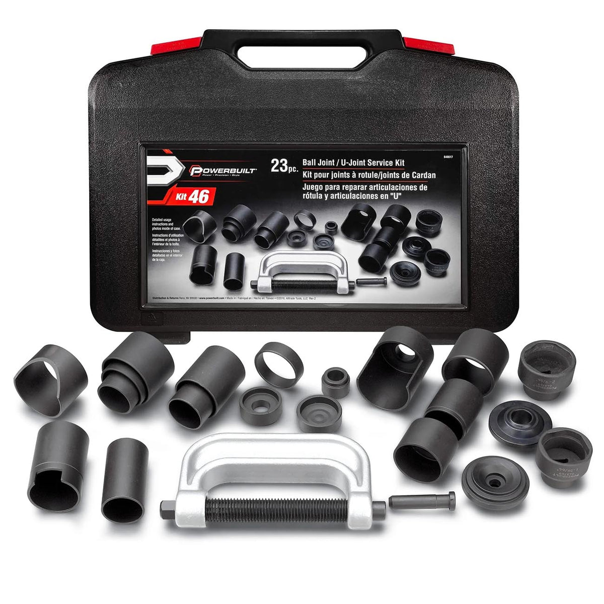 Powerbuilt 23-Piece Ball Joint and U-Joint Service Tool Kit