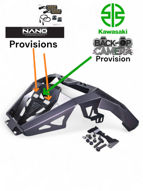 Elektric Off Road Volt Series Rear Bumper for Kawasaki Teryx H2 2026+ | Part Number: elkRRB420001