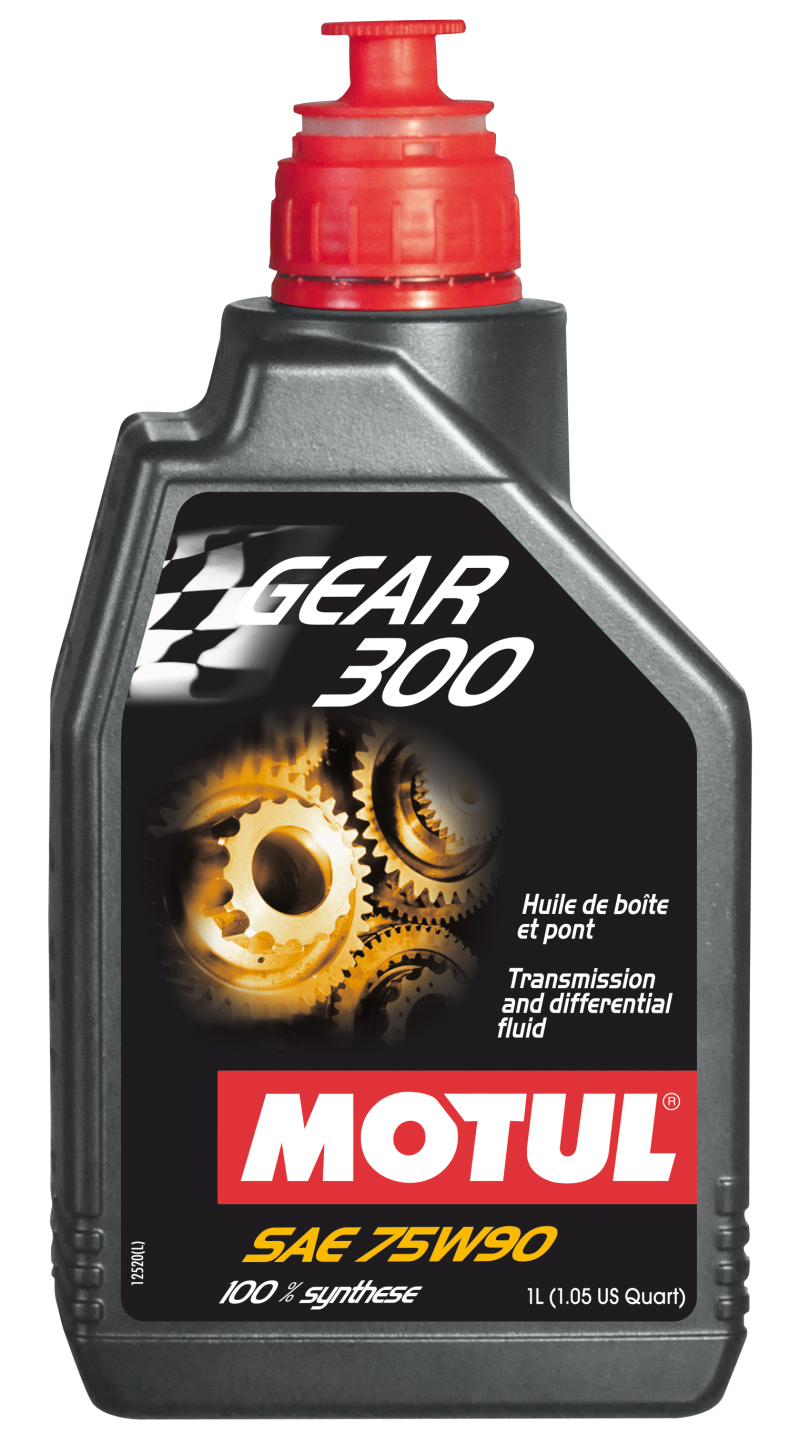 Motul 1L Transmission GEAR 300 75W90 - Synthetic Ester - Case of 12