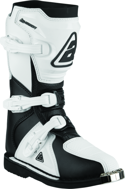 Answer AR1 Boot Black/White Youth Size - 5