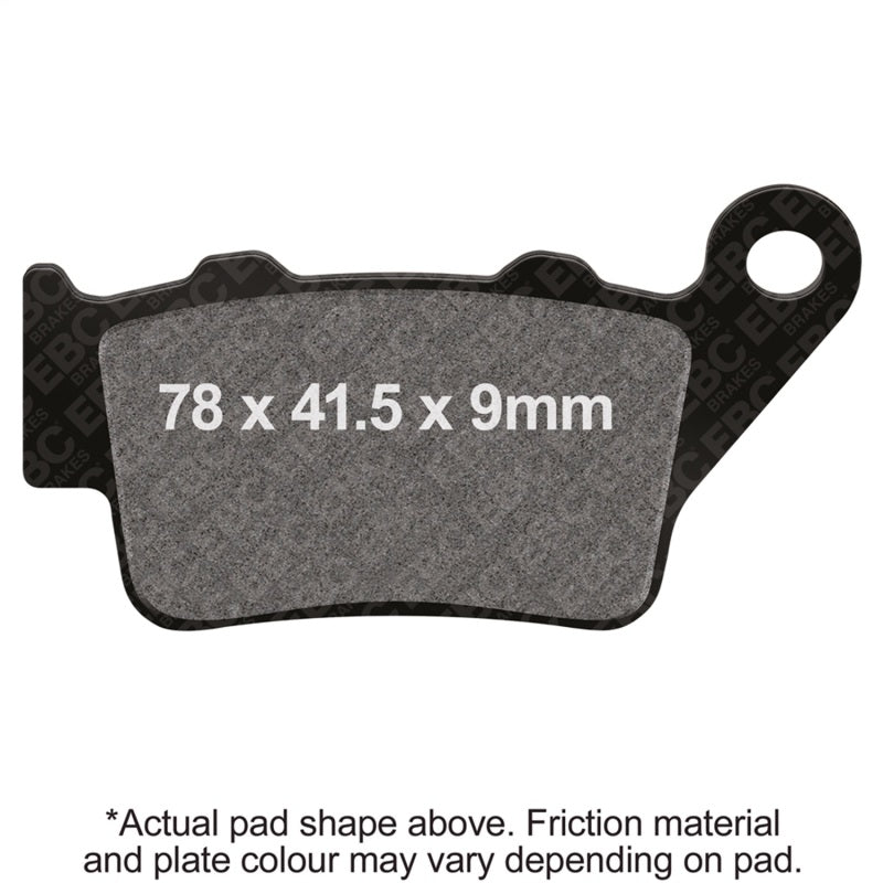 EBC Powersports FA213 Organic Rear Brake Pads for 2010-2015 BMW S1000RR, S1000R and HP4