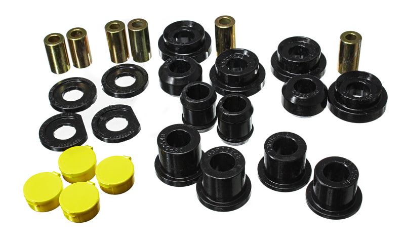 Energy Suspension - eng16.3123G - 2006-2011 Honda Civic Black Rear Lower Trailing Arm and Lower Knuckle Bushing Set