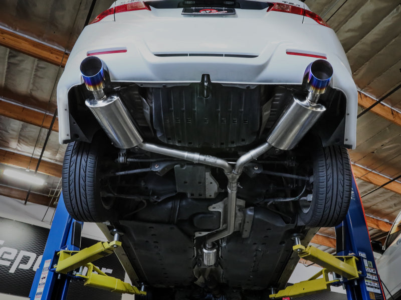 aFe Takeda Cat-Back Exhaust System with Blue Flame Tips for 2009-2014 Acura TSX 2.4L