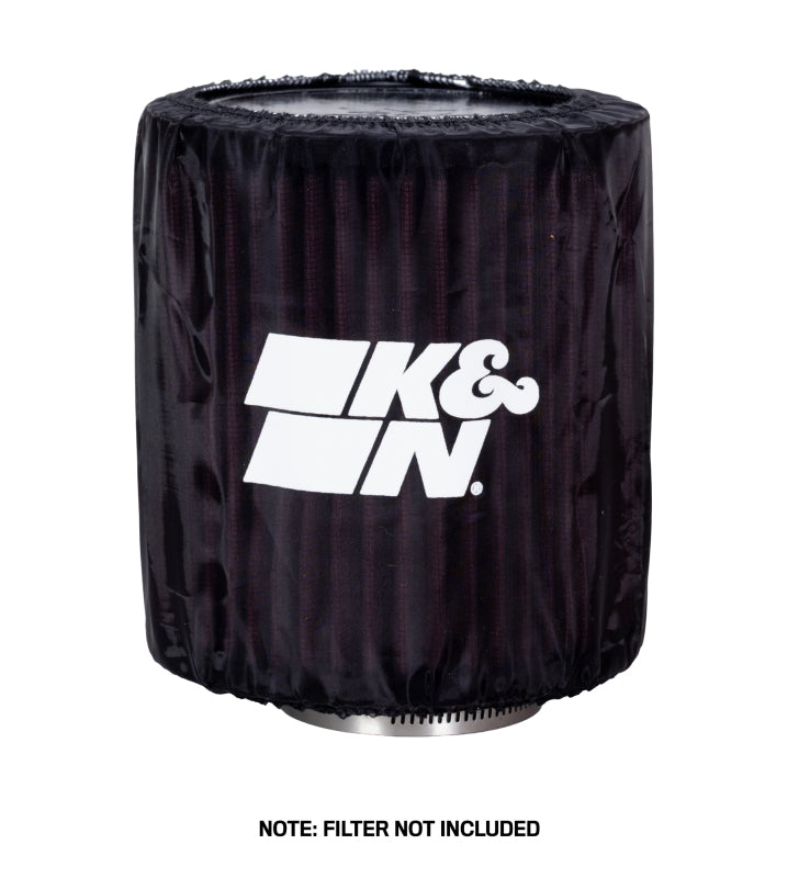 K&N Engineering 22-8045DK PreCharger Air Filter Wrap, 6-Inch Inside Diameter, 6-Inch Height, Closed Top, Black