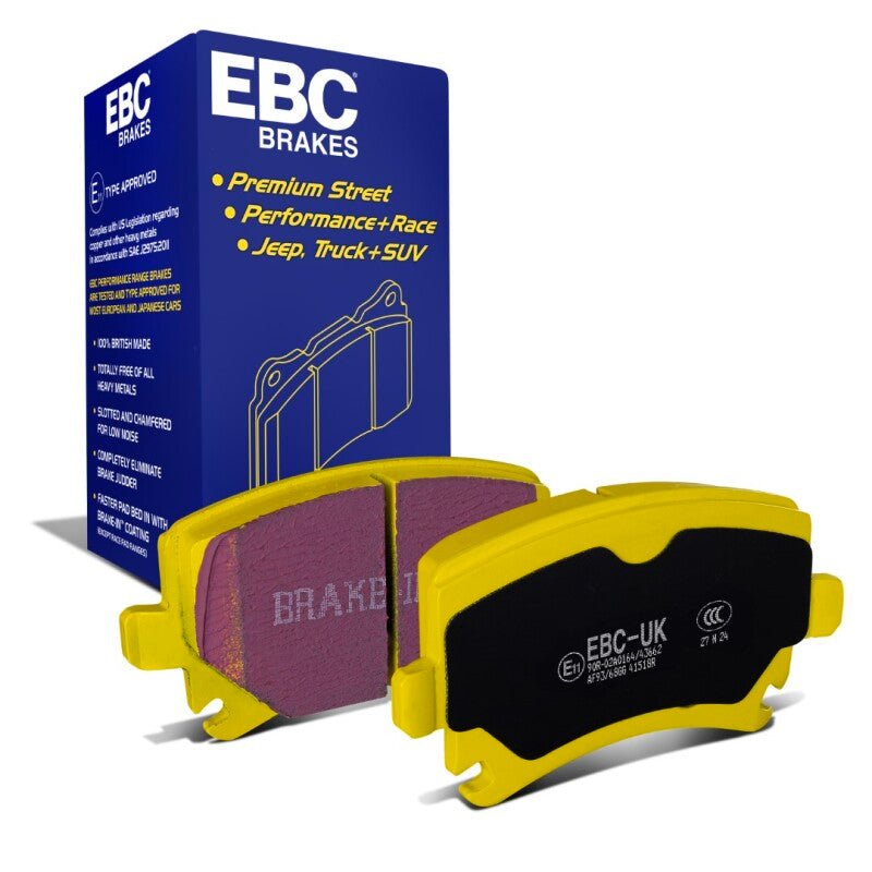 EBC Yellowstuff Rear Brake Pads DP41518R for 2006-2013 Audi A3 2.0 Turbo