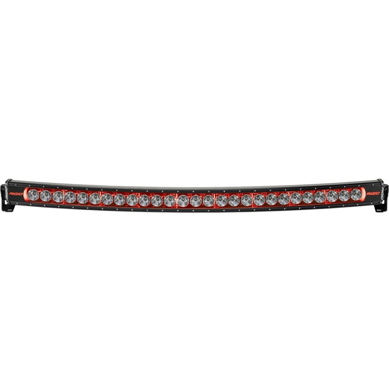 Rigid Industries Radiance+ Curved 50 Inch RGBW Light Bar – Versatile Automotive LED Lighting with Color-Changing Backlight