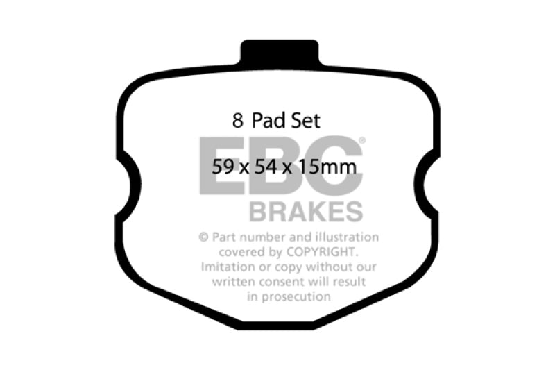 EBC Yellowstuff Brake Pad Sets