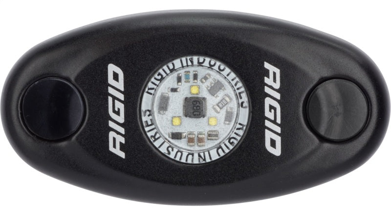 Rigid Industries A-Series Low-Power Blue LED Accessory Light, Black Housing – RIG480053
