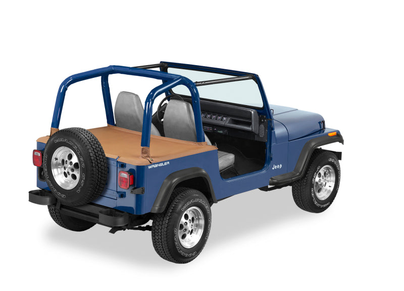 Bestop 92-95 Jeep Wrangler YJ Duster Deck Cover for Factory Hardtop in Spice