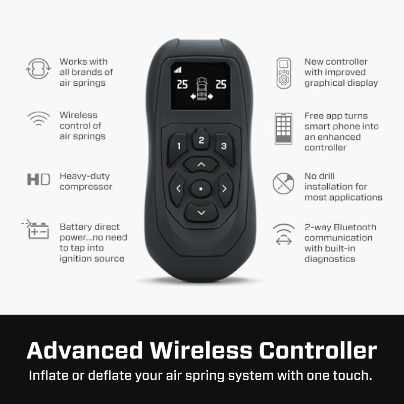 Air Lift WirelessAir V2 Dual-Path Air Spring Control System with EZ Mount, Part Number ALF74000EZ