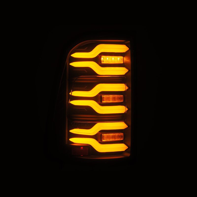 AlphaRex ARX640040 Luxx-Series LED Tail Lights for 2019-2020 Ram 1500, Black Housing