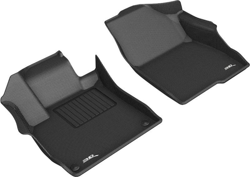 3D MAXpider KAGU Custom-Fit Front Floor Mats, Black, for 2018-2019 Honda Accord – Part Number L1HD09811509