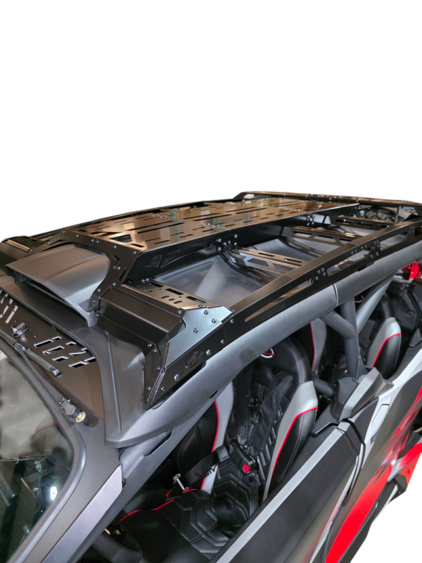 Elektric Off Road 2024+ Can-Am Maverick R Max Roof Rack with Integrated Lighting and Multiple Mounting Points