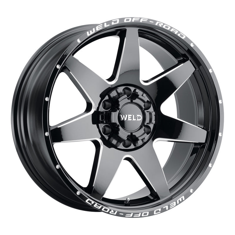 Weld W109 20X10 Retaliate 6X135 6X139.7 ET-18 BS4.75 Gloss Black MIL 106.1