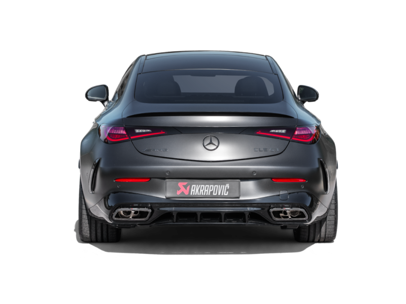 Akrapovic Titanium Slip-On Exhaust for 2024-2026 Mercedes-Benz CLE 53 4MATIC Coupe and Cabriolet