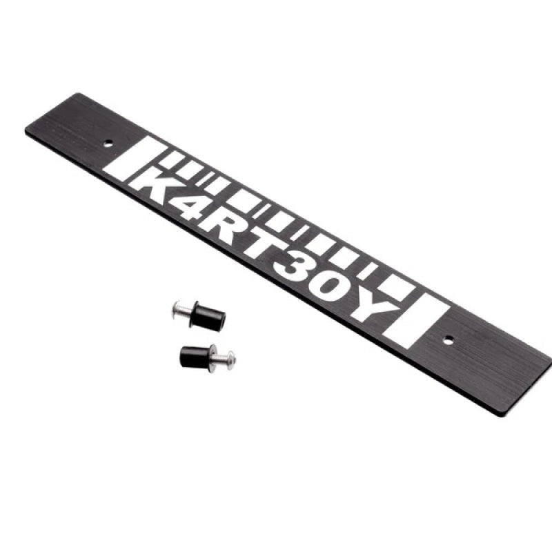 Kartboy KB-055-PL-BAR Subaru License Plate Delete – Black Barcode