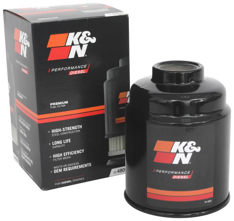 K&N Engineering PF-4800 Performance Fuel Filter for 2013-2016 Ram 2500 6.7L Diesel