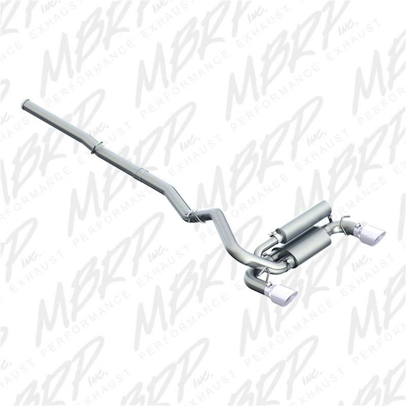 MBRP Armor Plus S4203409 3-Inch Cat-Back Exhaust System for 2016-2018 Ford Focus RS