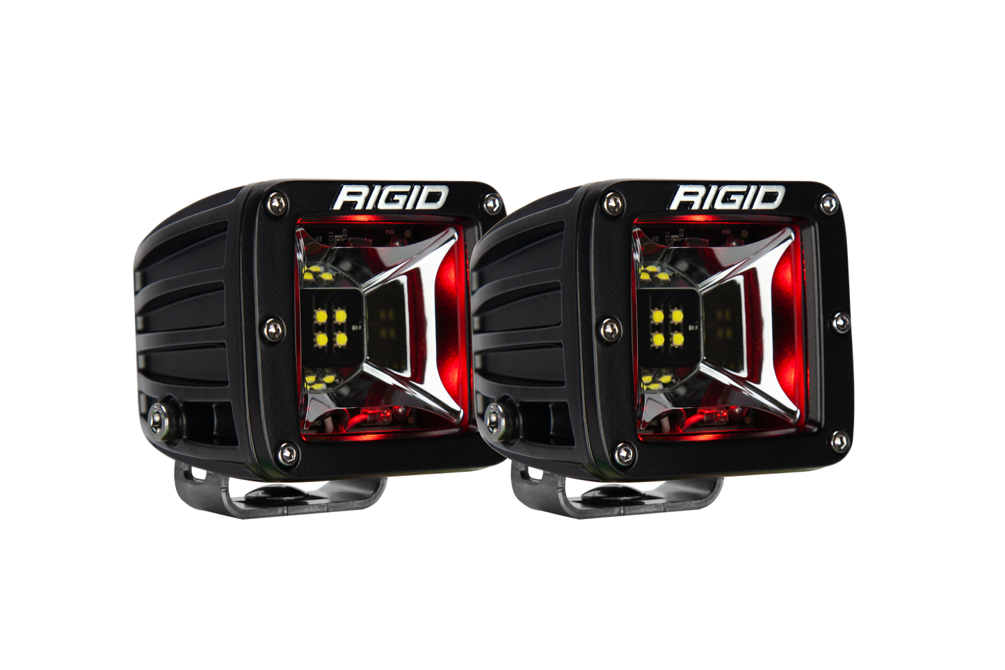 Rigid Industries - 68202 - Auxiliary Light - Scene Red Backlight Surface Mount Pair Radiance
