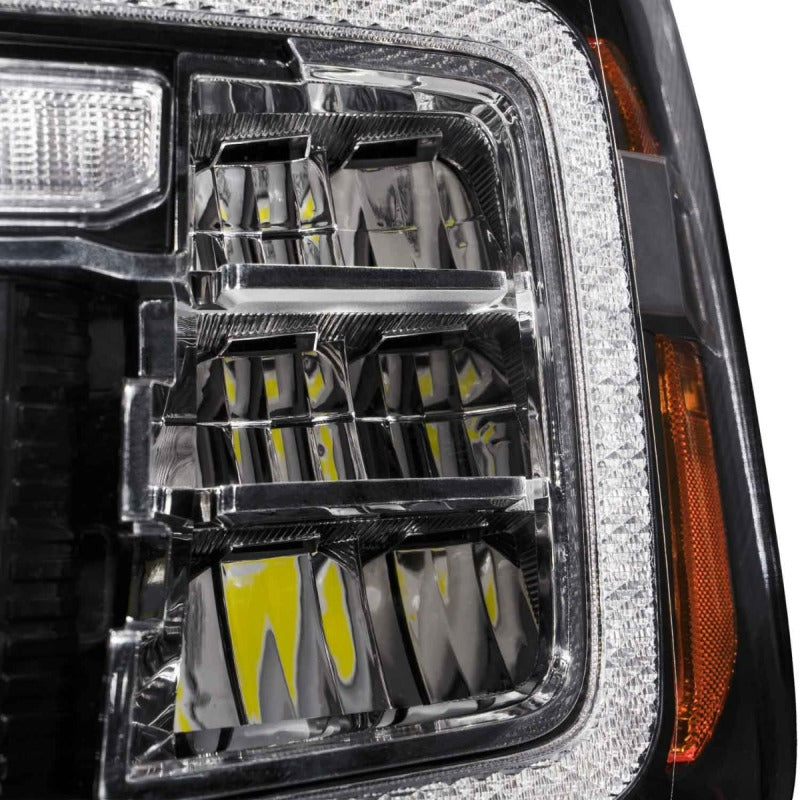 FORM Lighting 2014-2019 GMC Sierra LED Reflector Headlights Pair - Modern Styling & Advanced Features