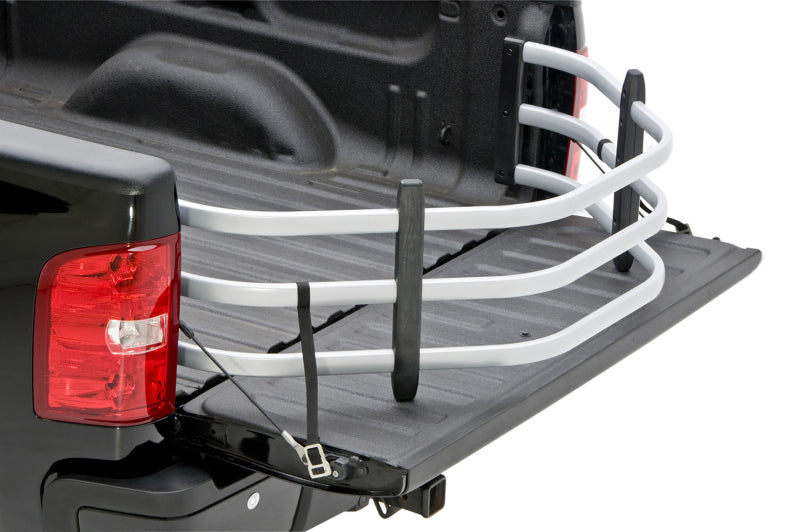 AMP Research BedXtender HD Sport V-Shape for 2019-2020 Ram 1500 Standard Bed, Silver - 74830-00A