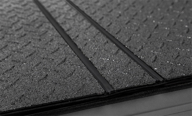 Access LOMAX Hard Tri-Fold Tonneau Cover accB4040039 for 2019–2020 Ram 1500 5 ft 7 in Bed, Black Diamond