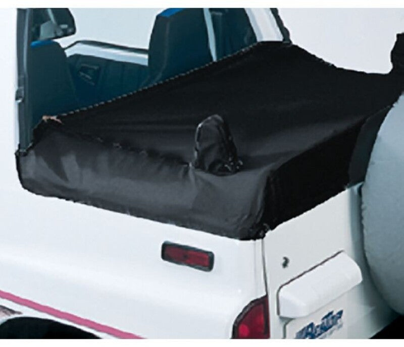 Bestop 86-94 Samurai Duster Deck Cover in Black Denim – Custom Fit for Suzuki Jeep Cargo Area Protection