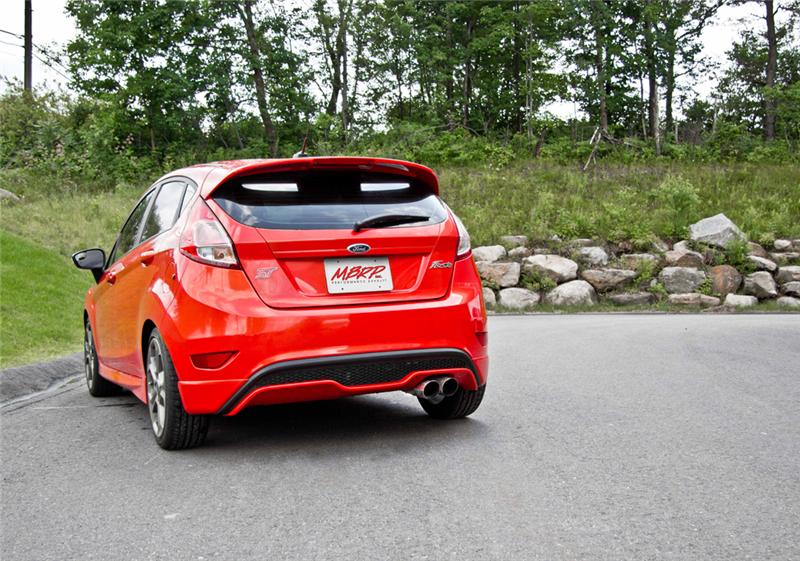 MBRP Armor Lite Cat-Back Exhaust System for 2014-2019 Ford Fiesta ST 1.6L EcoBoost, 3-Inch Dual Outlet, Part Number S4202AL