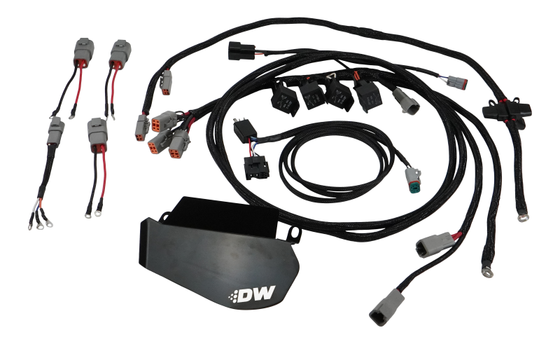 DeatschWerks dwkR35-FPHWK-HD Heavy-Duty Hardwire Kit for 2009-2024 Nissan GT-R R35 X3 Fuel Pump Module