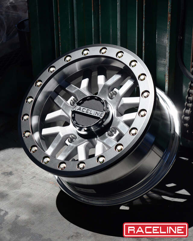Raceline A91 Ryno 15x7 Cast UTV Wheel, 4x137 Bolt Pattern, +10 Offset, Black