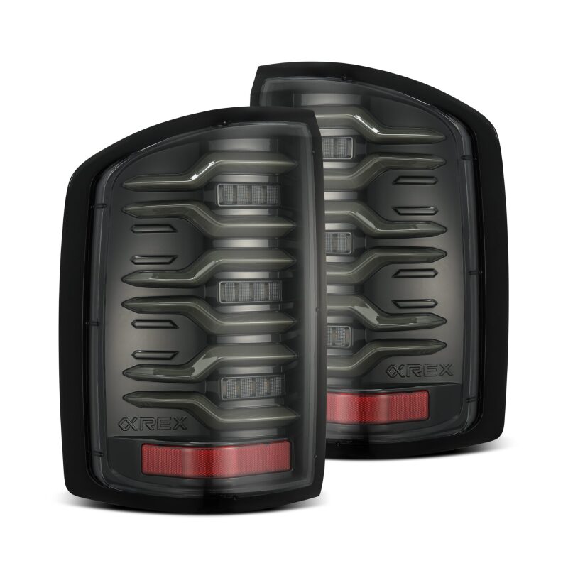 AlphaRex ARX630030 LUXX-Series LED Tail Lights for 2014–2018 GMC Sierra
