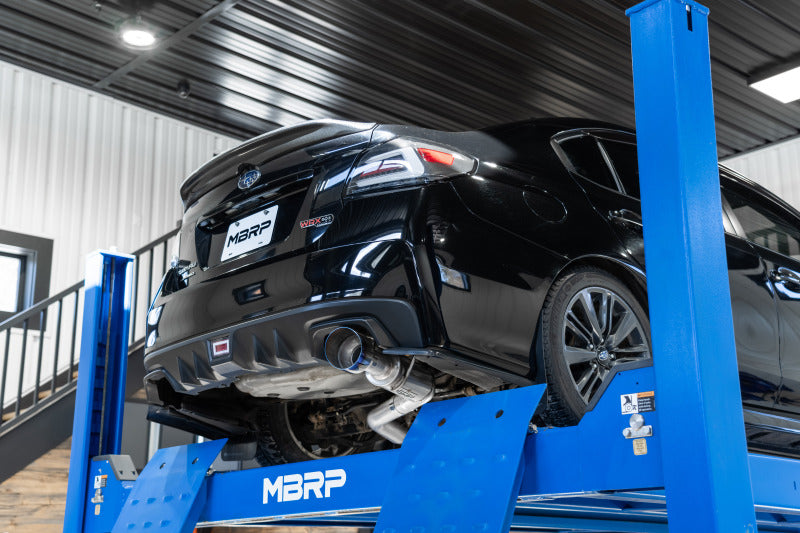 MBRP Armor Pro S48033BE 3-Inch Cat-Back Exhaust System for Subaru Impreza WRX and STI