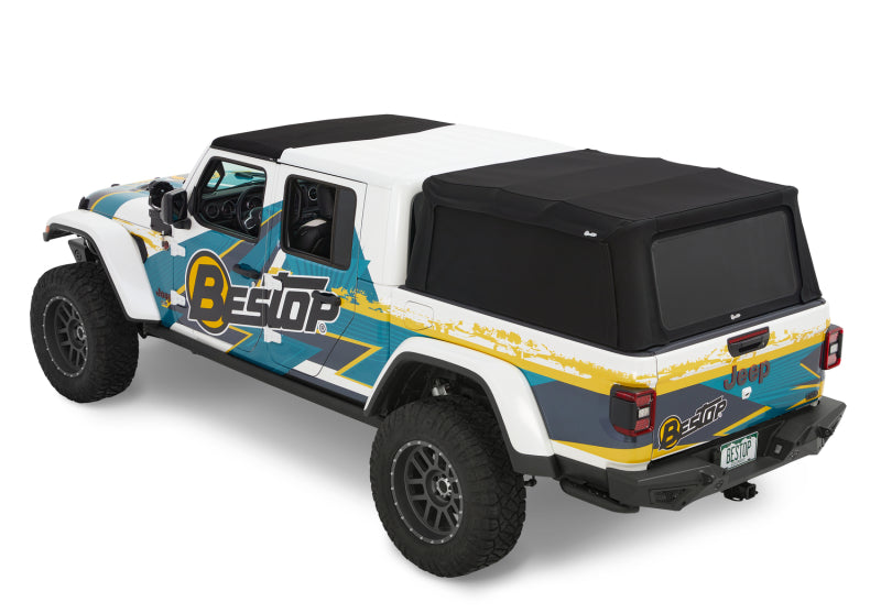 Bestop Jeep Gladiator 2020-2026 Supertop for Truck 2 – 5 ft Bed, Premium Black Twill