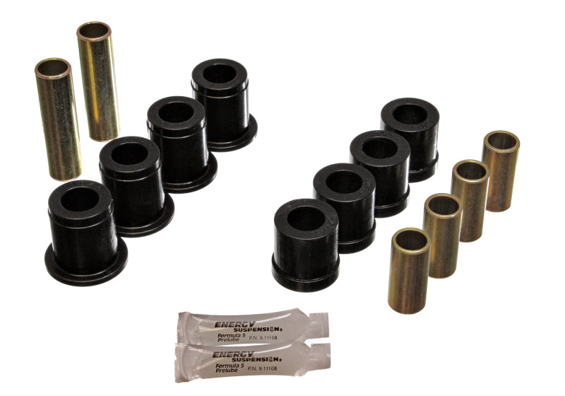 Energy Suspension eng7.3102G - 87-95 Nissan Pathfinder 2WD/4WD Black Front Control Arm Bushing Set