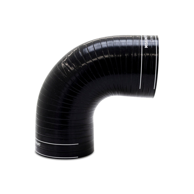 Mishimoto Duracore 4-Inch 90 Degree Silicone Intercooler Coupler - Engine Cooling and Intake System Connection