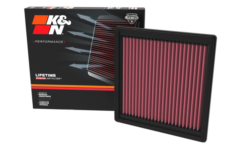 K&N Engineering 33-3178 High-Flow Replacement Air Filter for Toyota Land Cruiser and Lexus LX600