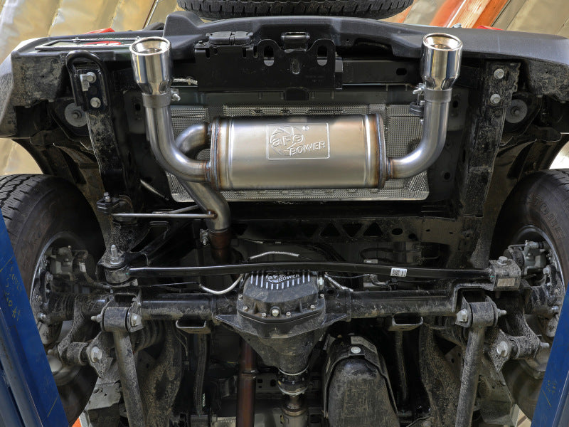 aFe Vulcan Series Axle-Back Exhaust System 49-33137-B for 2021-2026 Ford Bronco 2.3L and 2.7L