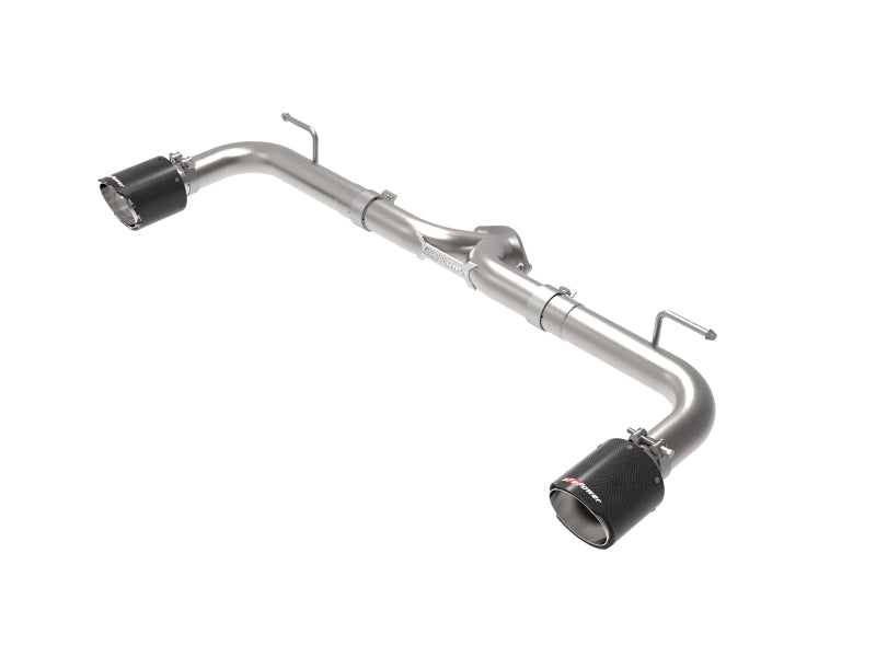 aFe Takeda Axle-Back Exhaust System with Carbon Fiber Tips for 2014–2018 Mazda 3 Hatchback 2.0L/2.5L
