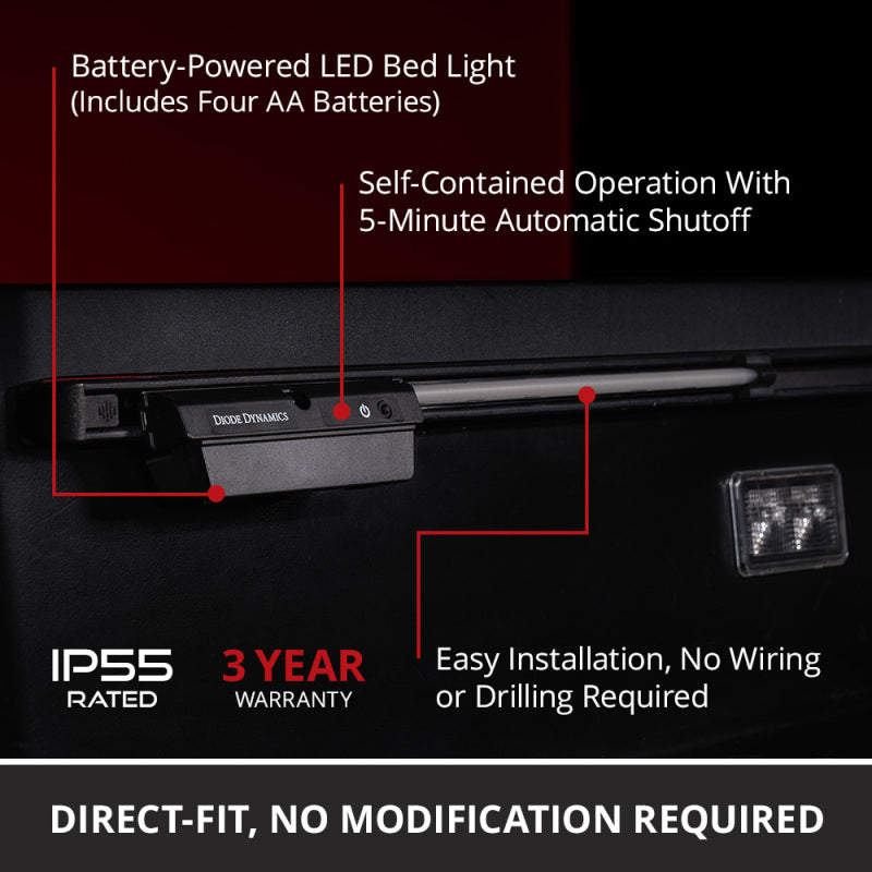 Diode Dynamics dioDD8981 Blade LED Bed Light with Toyota Bed Rail Adapter