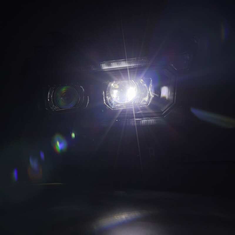 AlphaRex LUXX-Series Projector Headlights for 2019-2021 Ram 2500, Plank Style Black