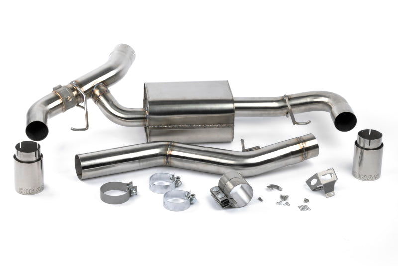 Dinan 19-26 BMW 330i (G20) & 21-26 BMW 430i (G22) Valved Axleback Exhaust System with Polished Tips