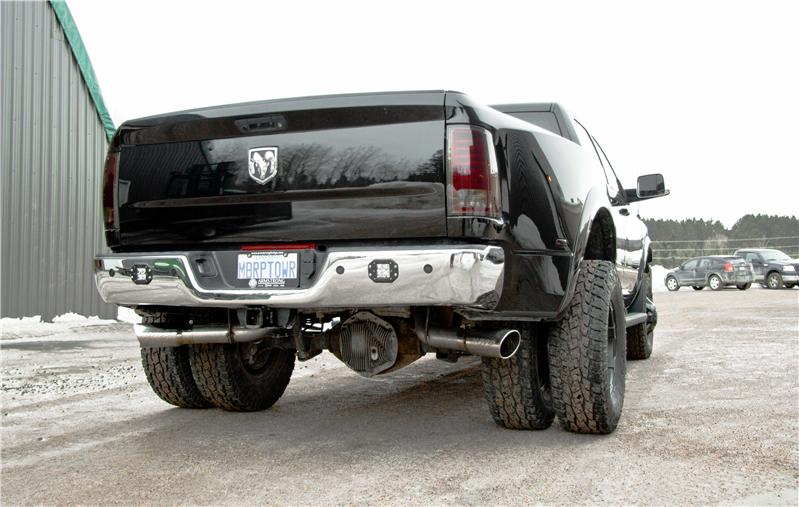 MBRP S6168AL Armor Lite 4-Inch Filter-Back Exhaust System for 2013-2015 Ram 2500 and 3500 6.7L Cummins