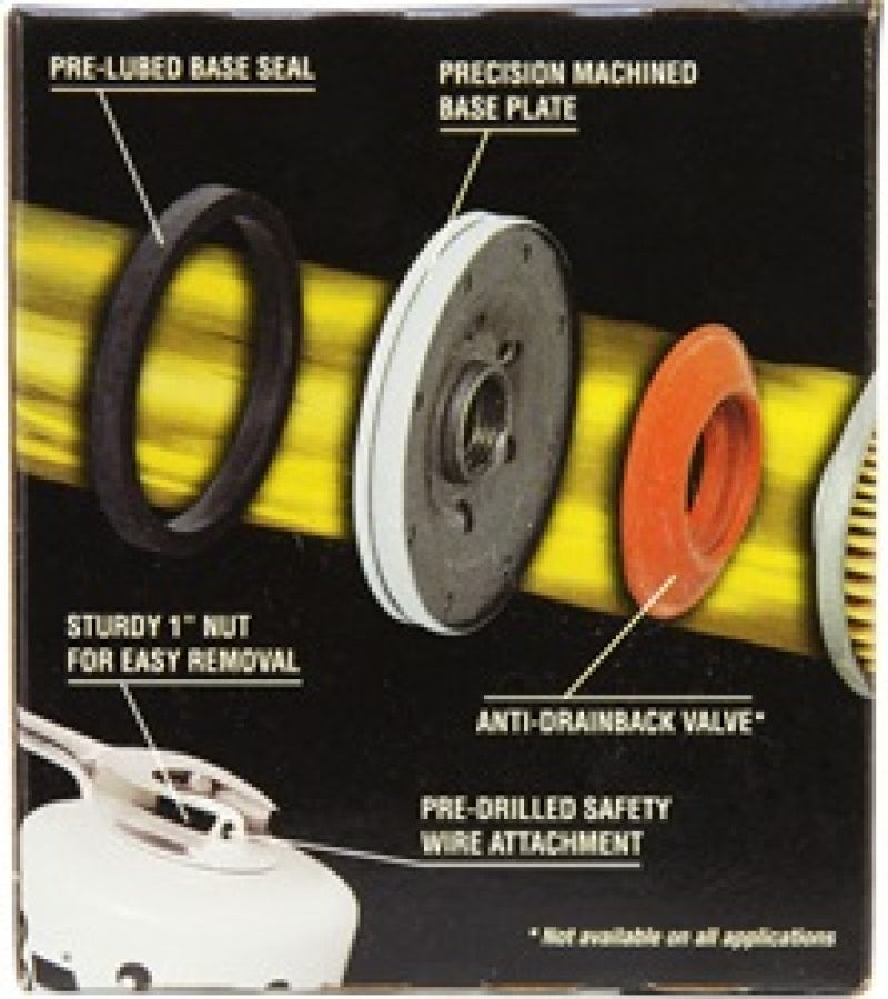 K&N Engineering HP-2004 Performance Gold Wrench-Off Oil Filter for Toyota Supra and Jeep Grand Cherokee