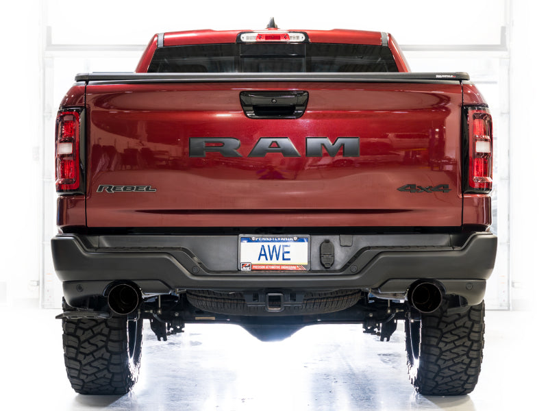 AWE Tuning 2025+ RAM 1500 3.0TT Rebel 0FG Cat-Back Exhaust with Diamond Black Tips