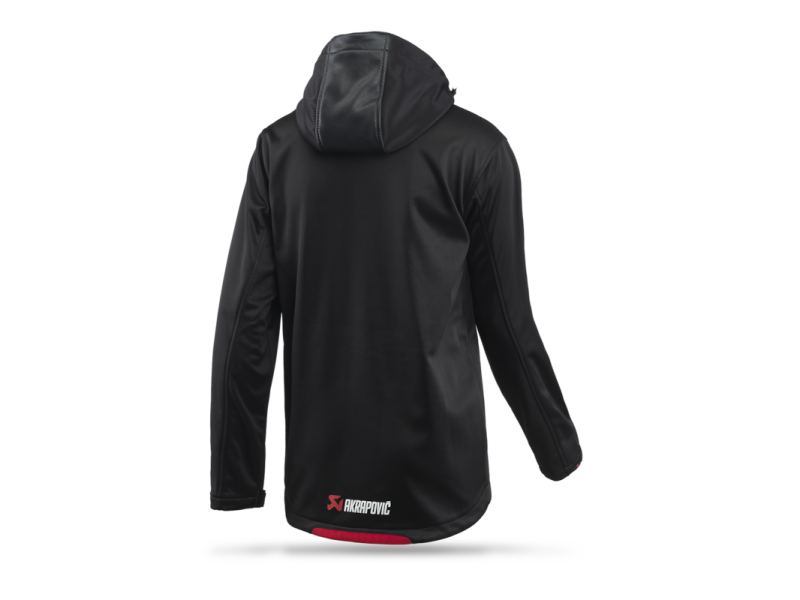 Akrapovic Men's Corpo Softshell Jacket Black - Large (AKR802083)