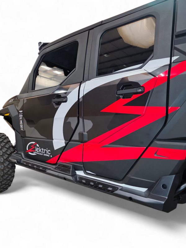 Elektric Offroad Volt Series Rock Sliders for 2024 Polaris Xpedition ADV 5 & XP 5 – 4-Seat Models