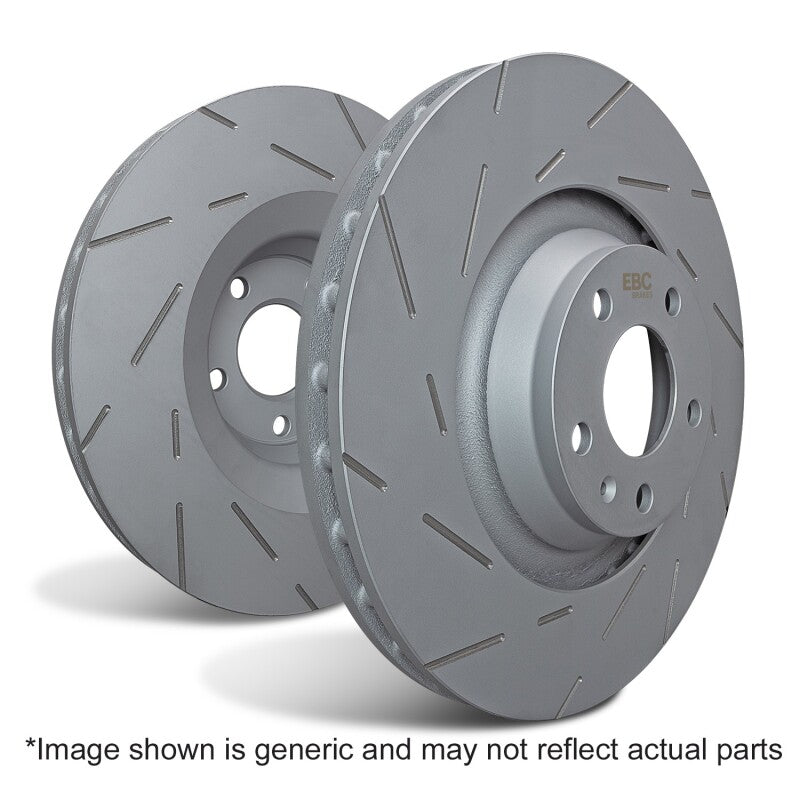 EBC USR7895 Front USR Slotted Brake Rotors for 2020+ Genesis GV80 2.5T with 2-Piston Front Calipers