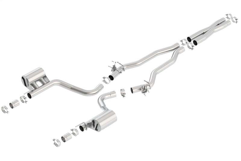 Borla ATAK Cat-Back Exhaust System for 2015-2023 Dodge Challenger SRT Hellcat 6.2L V8, Part Number 140646