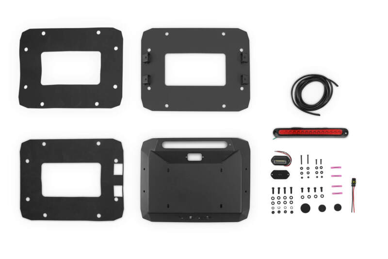 DV8 Offroad Spare Tire Delete for 2007-2018 Jeep Wrangler JK and JKU, Part Number DVE-TSJK-01